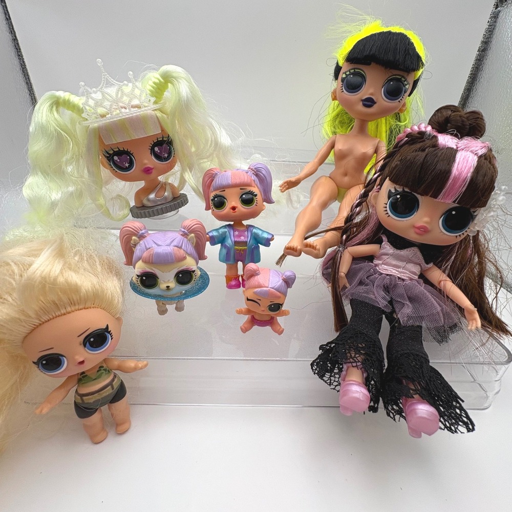 LOL Surprise Lot Tweens Swap Billie w/ Styling Head OMG Bhad Gurl, Twang, & Lils